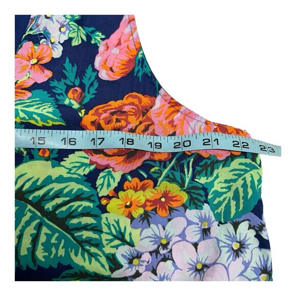 Maeve Anthropologie Melange Floral Print Tank Top Sz 12 Sleeveless Viscose - Picture 10 of 11